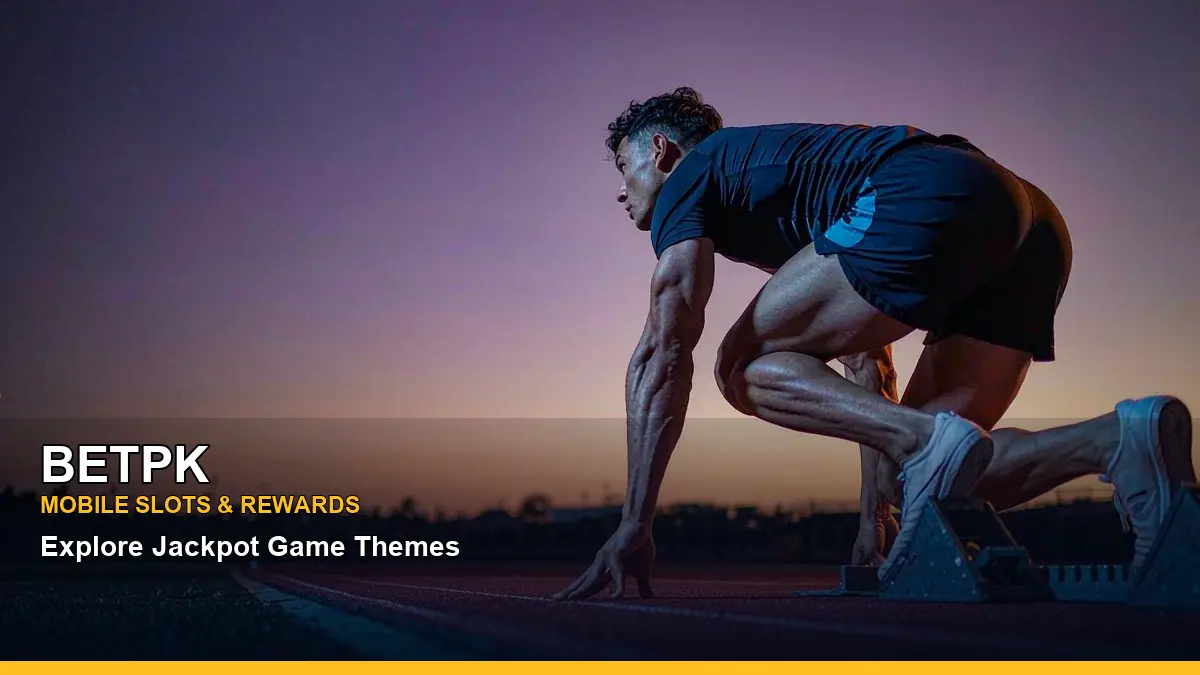 BETPK online sports betting featuring a Philippine casino game interface with a sprint start composition