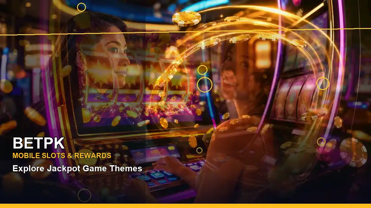 BETPK lucky reels online slot games featuring an adult Filipina casino host with a left-diagonal composition